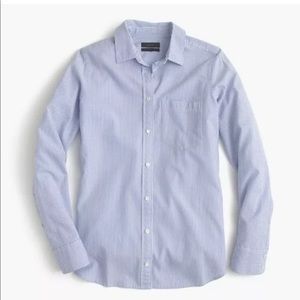 NWOT J. Crew Blue Stripe Shirt 00